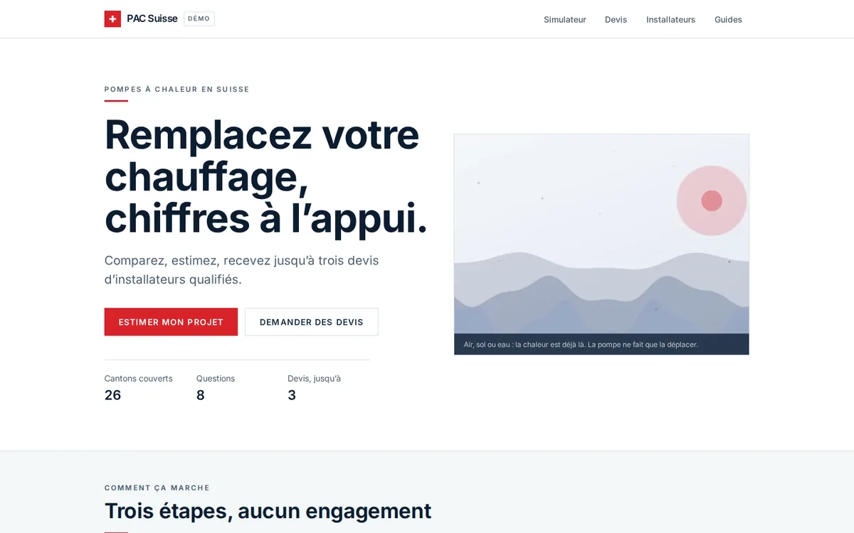 Anteprima della demo PAC Suisse · Glacier